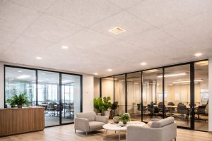 Mineral fibre ceiling Application